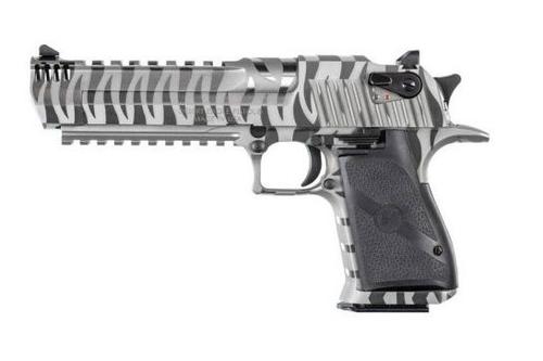 Magnum Research Desert Eagle Mark XIX Pistol DE44WTS, 44 Magnum, 6.0in, Stainless Tiger Stripe Finish, 8 Rds