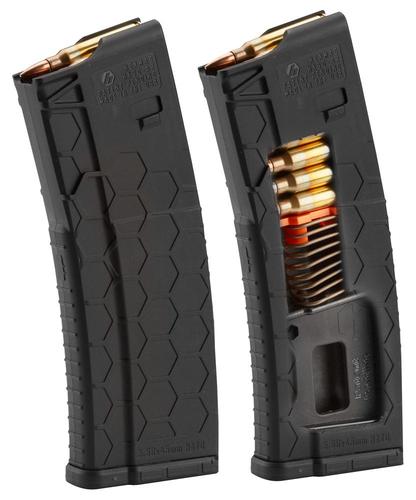 Hexmag AR-15 HX15/30 223 Remington-5.56 15 Rounds Black Replacement Magazine (HX15/30ARBLK)