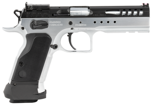 EAA Defiant Limited Master Pistol TFLIMMSTR38, 38 Super, 4.75in, Black Polymer, Hard Chrome Finish, 18 Rds