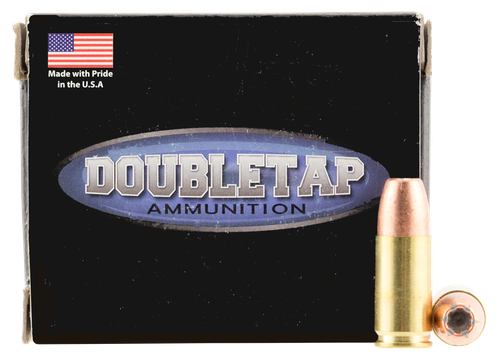 DoubleTap Home Defense Pistol Ammunition 9MM124BD, 9mm Luger, Jacketed Hollow Point (JHP), 124 GR, 1300 fps, 20 Rd/bx