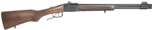 Chiappa Double Badger Rifle 5000111, 22 Magnum/410 Gauge, 19", Wood Stock, Black Finish