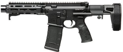 Daniel Defense DDM4 PDW Pistol 0208822070047, 300 AAC Blackout, 7", Polymer Grips, Black Finish, 30 Rd