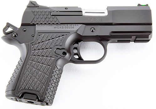 Wilson Combat SFX9 Sub-Compact Pistol SFX9SCR3, 9mm, 3.25 in, G10 Composite Grip, Black Finish, 10 Rd