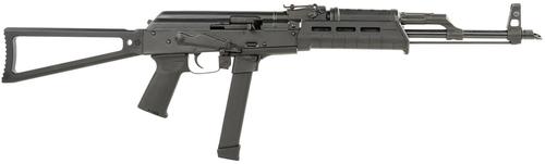 Century Arms WASR Rifle RI4958N, 9mm Luger, 17.50", Circle 10 Triangle Stock, Glock Mag Compatible, 33 Rds