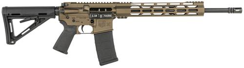 Diamondback DB-15 Rifle DB1717K071, 5.56 NATO, 16", Adjustable Carbine Stock, Midnight Bronze Finish, 30 Rds