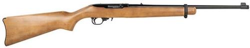 Ruger 10/22 Rifle 31242, 22 LR, 18.5", Semi-Auto, Birchwood Stock, Blued Steel Finish, Threaded, 10 Rds