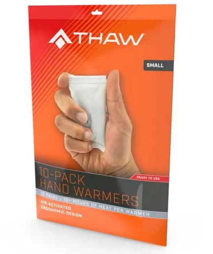 THAW Large Disposable Hand Warmers HND-1002, 10 Pack