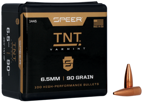 Speer 264 Caliber 90 Grain TNT Hollow Point 100/Box (1445), Not Loaded
