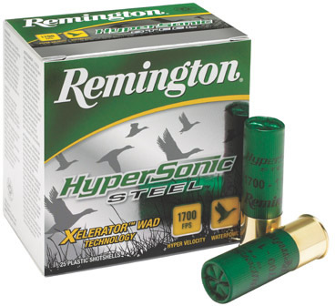 Remington HyperSonic Shotshells HSS10C, 10 Gauge, 3.5 in, 1-1/2 oz, 1500 fps, #BBB Steel Shot, 25 Rd/bx
