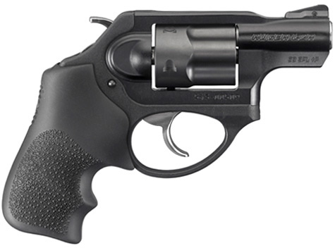Ruger LCRx Double Action Revolver 5460, 357 Magnum, 1.875 in, Hogue Tamer Grip, Black Finish, 5 Rd