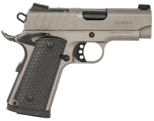 EAA MC1911 SC Influencer Optic Ready Pistol 391141, 45 ACP, 3.40in, Gray Polymer Grips, Tungsten Gray Cerakote Finish, 6 Rds