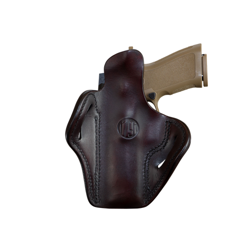 1791 Gunleather Optic Ready Belt Holster, Signature Brown, Right Hand, Size 2.4 (ORBH24SBRR)