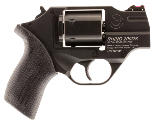 Chiappa Rhino 200DS Revolver CF340216, 357 Magnum, 2", Black Synthetic Grips, Black Finish, 6 Rd