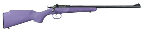 Crickett Single Shot Bolt Action Rifle KSA2306, 22 Long Rifle, 16.125", Purple Synthetic Stock, Blued Finish, 1 Rd