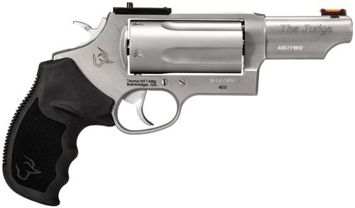 Taurus Judge T.O.R.O. Revolver 24410P39MAG, 45 Colt/410 Gauge, 3", Black Rubber Grips, Matte Black Finish, 5rd