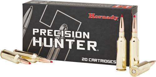 Hornady Precision Hunter Rifle Ammunition 81621, 6.5 PRC, ELD-X, 143 GR, 2960 fps, 20 Rd/bx