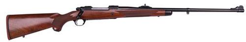 Ruger M77 Hawkeye African Rifle 47186, 6.5x55 Swede, 24 in, American Walnut Stock, Polished Blued Finish, 4 Rd