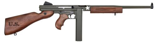 Thompson M1 Carbine Tanker Semi-Auto Rifle TM1C1, 45 ACP, 16.50", OD Green, 20/30 Rds
