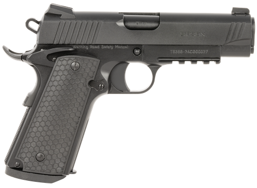 EAA MC1911 C Untouchable Pistol 392070, 45 ACP, 4.40in, Black Polymer Grips, Black Finish, 8 Rds