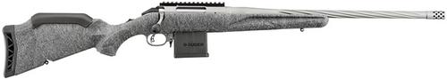 Ruger American II Rifle 46904, 243 Win, 20 in Threaded, Gray Splatter Gen II American Stock, Gun Metal Gray Cerakote