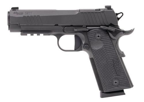 Sig Sauer 1911 X Carry Optic Ready Pistol W1911XCA-45-BXR3, 45 ACP, 4.25in, Black G10 Grip Panels, 8 Rds