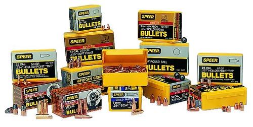 Speer 375 Caliber 270 Grain Spitzer/Boat Tail 50/Box (2472), Not Loaded
