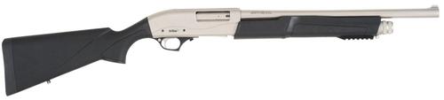TriStar Cobra III Marine Pump Shotgun 23164, 12 Gauge, 18.50", 3" Chmbr, Silver Receiver, Black Stock, 5+1