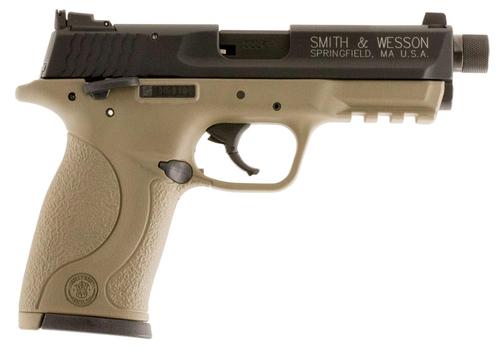 Smith & Wesson M&P 22 Compact Pistol 10242, 22 Long Rifle, 3.5", Flat Dark Earth Polymer Grip/Frame, Flat Dark Earth Cerakote Finish, 10 Rds