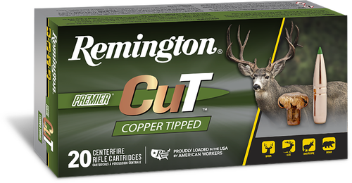 Remington Premier Cut Rifle Ammunition R22339, 7mm-08 Rem, 140 gr, 2860 fps, 20 Rd/Bx