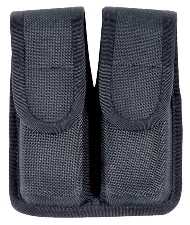 Blackhawk Blackhawk Cordura Double Mag Pouch, Nylon, Black, For 9mm/.40 cal/.45 cal Mags (44A000BK)