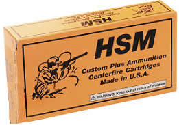HSM Custom Plus Rifle Ammunition 338LAPUA-10-N, 338 Lapua, Urban COPper T50 Long Range, 230 GR, 3137 fps, 20 Rd/bx