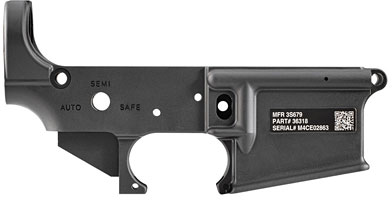 FN America FN15 Stripped M4 Lower Receiver, 5.56 NATO, Anodized Finish, Black (20-100821)