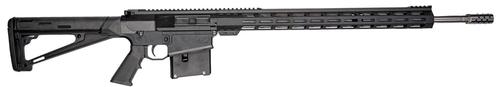 Great Lakes AR-10 Rifle GL10LA65PRCSSBLK, 6.5 PRC, 24", Hogue Fixed Stock, 10 Rds