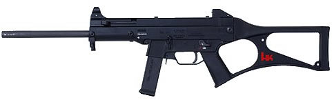 Heckler & Koch USC Carbine Rifle 81000092, 45 ACP, 16.13 in, Semi-Auto, Polymer Stock, Black Finish, 10 Rds
