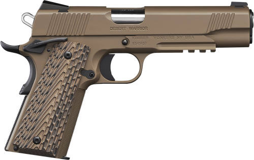 Kimber 3000236 Desert Warrior Pistol - .45 ACP, 5 in Barrel, Amb. Safety, KimPro II Frame/Slide, 7 Rd