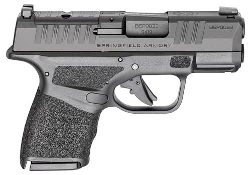 Springfield Hellcat Micro-Compact OSP Optic Ready Pistol HC9319BOSPCA, 9mm, 3in, Black Polymer Grips, 10 Rds
