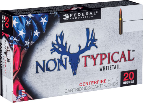 Federal Premium Non-Typical Rifle Ammunition 65CDT140, 6.5 Creedmoor, Soft Point, 140 GR, 2750 fps, 20 Rd/Bx