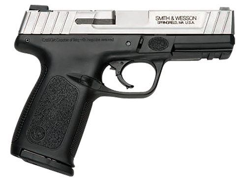 Smith and Wesson SD VE Magnet Bundle 13662, 9mm Luger, 4", Textured Black Polymer Grips, Silver Finish, 16 Rds