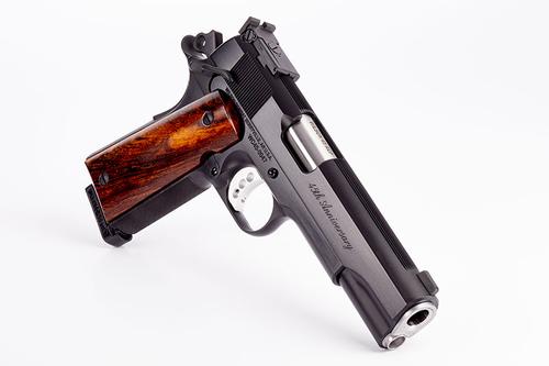 Wilson Combat 45th Anniversary 1911 Pistol 45A1911-FS-45, 45 ACP, 5", Polished Sides, Wilson Deluxe Blue Finish, 7 Rds