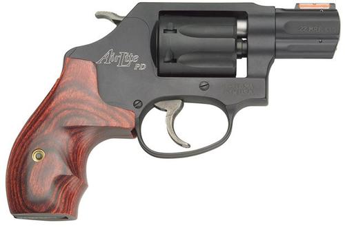 Smith & Wesson 351 Personal Defense Revolver 160228, 22 Magnum (WMR), 1.88", Wood Grip, Black Finish, 7 Rd