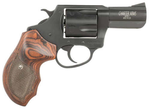 Charter Bulldog Revolver 14423, 44 Special, 2.50in, Rosewood Grips, Steel Frame Finish, 5 Rds