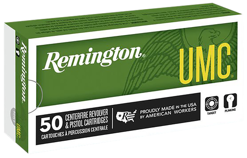 Remington UMC Handgun Ammunition L44MG7, 44 Remington Mag, Jacketed Soft Point (SP), 180 GR, 1610 fps, 50 Rd/bx