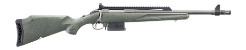 Ruger American Scout Gen II Rifle 46967, 308 Win, 16.1", Leaf Green Splatter Stock, Cobalt Cerakote, 5 Rd