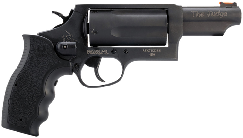 Taurus Judge Revolver 2441031TVL, 45 Colt/410 Gauge, 3", Black Rubber Laser Grip, Matte Black Finish, 5rd