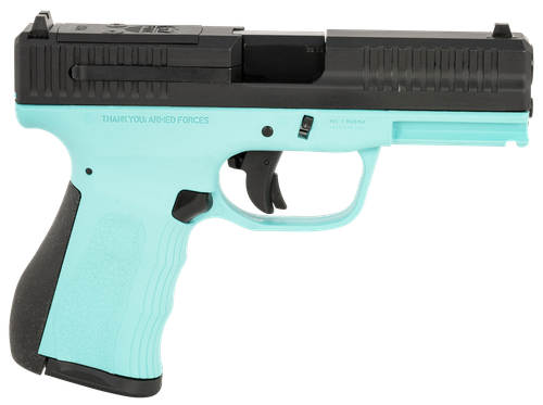 FMK G3 Optic Ready Pistol FMKG49BJ, 9mm Luger, 4in, Black Backstrap Grips, Blue Jay Finish, 14 Rds