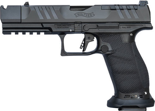 Walther PDP Pro-X Optic Ready Pistol 4796036, 9mm Luger, 4.60in, Medium Backstrap, Black Finish, 20 Rds