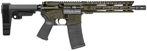 Diamondback DB15 Pistol DB1916K101, 5.56 NATO, 10", SB Tactical SBA3 Brace Stock, 30 Rds