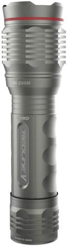 Nebo Tools Redline V Tactical Flashlight w/Adjustable Zoom, Gunmetal Gray Finish (FLT-0005)