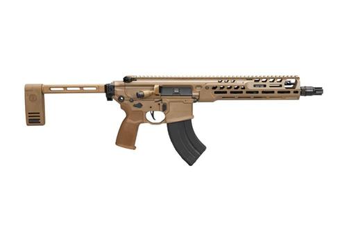 Sigarms MCX Pistol Pistol PMCX-762R-11B-IR, 7.62x39, 11.5in, Flat Dark Earth Grips, 28 Rds