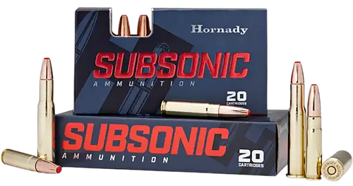 Hornady Sub-X Rifle Ammunition 82247, 450 Bushmaster, Sub-X, 395 GR, 20 Rd/bx